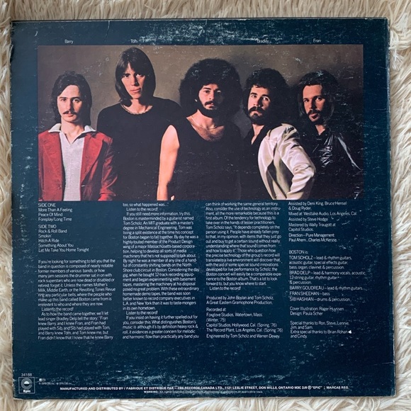 Boston (1976 Debut Album) - Picture 2 of 4